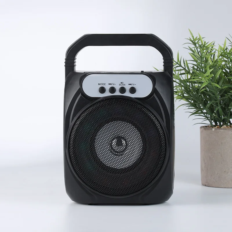 Фото Bluetooth-колонка Sound Box 800 мАч, мощные Bluetooth-динамики с поддержкой TF и USB, портативный караоке-сабвуфер для танцев №4