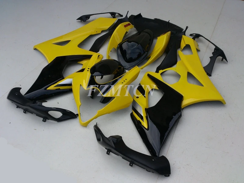 

Новый комплект обтекателей для мотоцикла, подходит для Suzuki GSX-R1000 K5 2005 05 06, корпус из АБС-пластика, желтый, на заказ