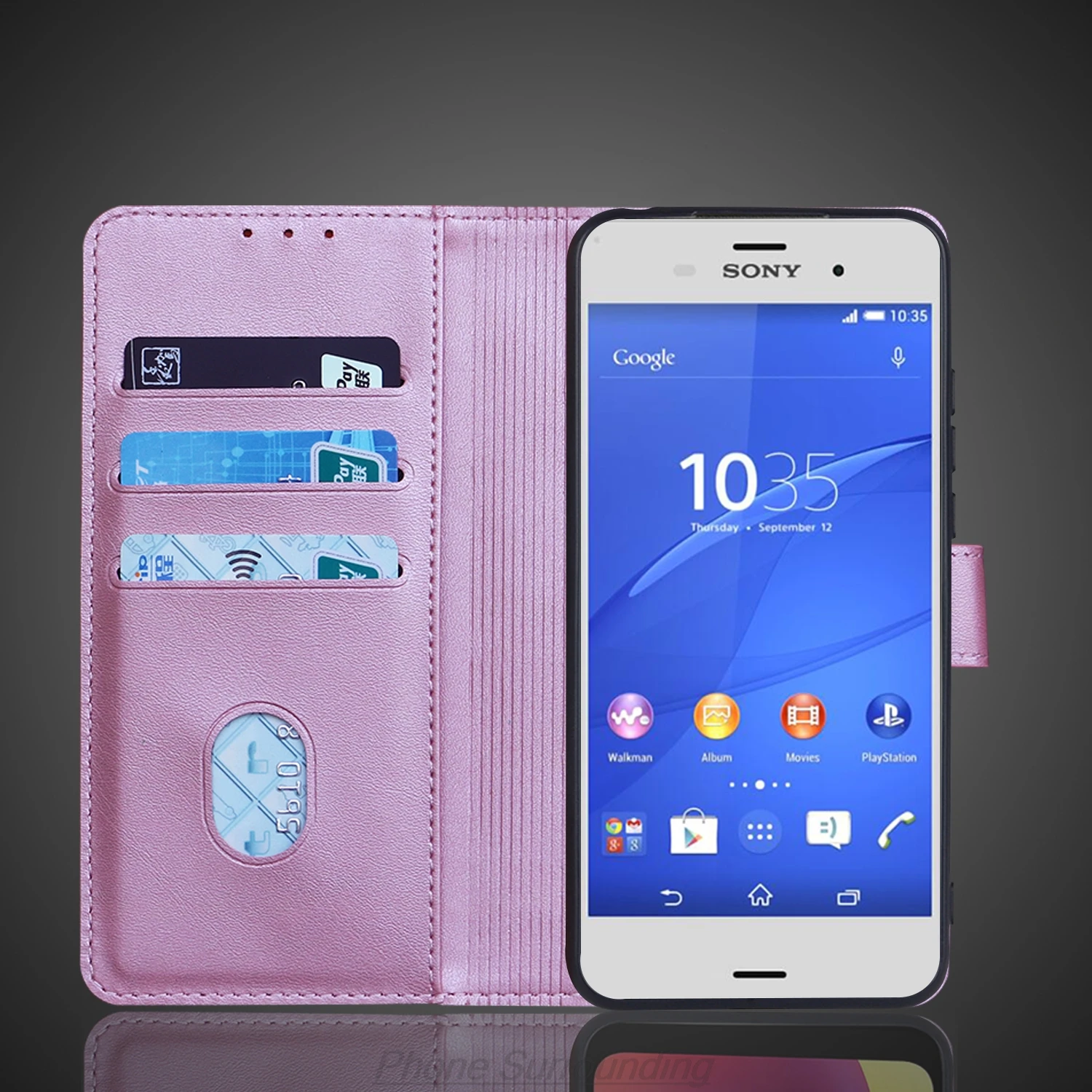 Чехол-книжка из искусственной кожи с откидной крышкой для Sony Xperia Z3 D6603 D6643 D6653 D6616