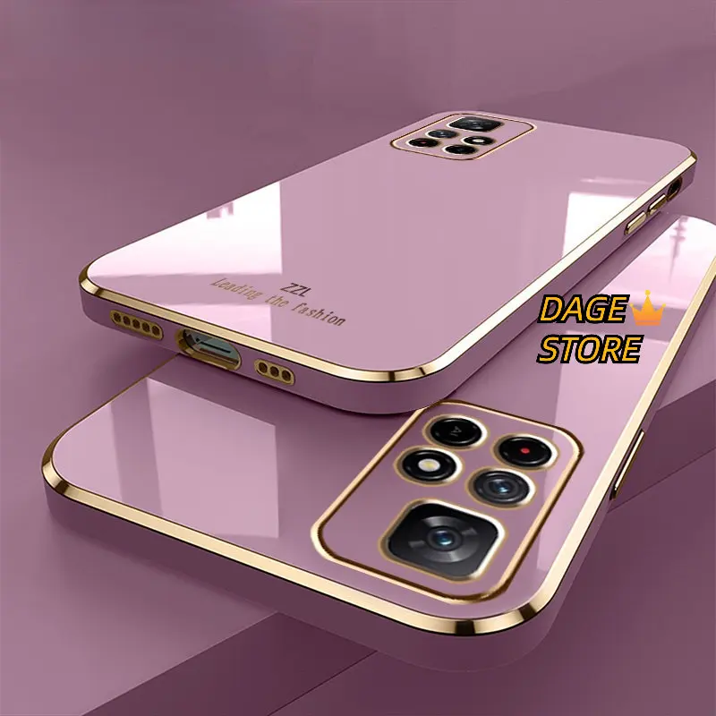 

Phone Case for Infinix Note 11 Pro Note 10 Pro Note 11S Casing 6D Plating Soft Silicone Shockproof Back Cover