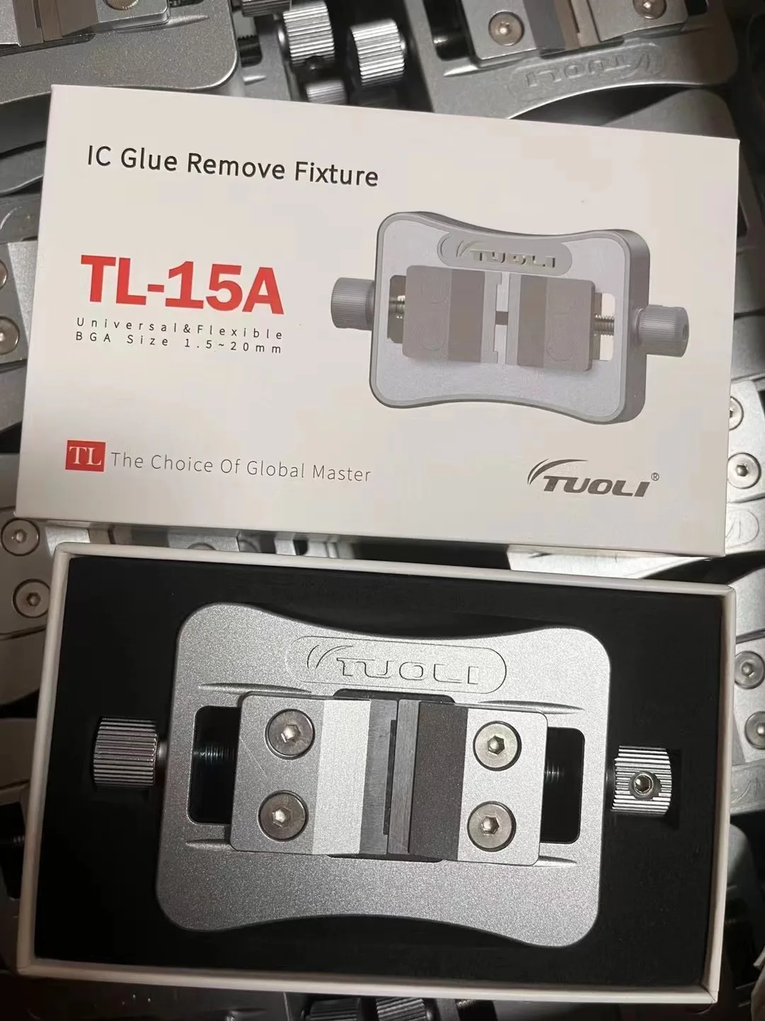 Приспособление для снятия клея TUOLI TL-15A Universal IC приспособление с двух подшипников