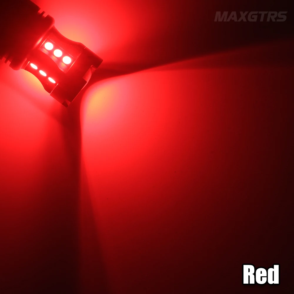 

2x P21W BA15S LED Canbus 1156 BAY15D 1157 P21/5W Светодиодные лампы T20 W21W Автомобильные фары 6500K Белый Красный Стоп-сигналы Лампа заднего хода DRL