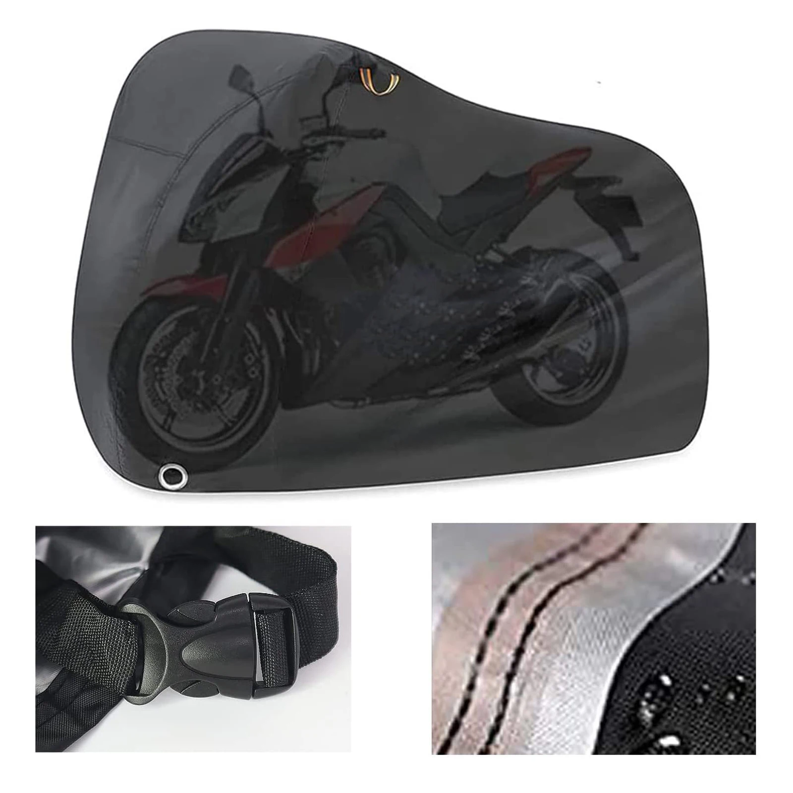 Универсальный мотоциклетный чехол Chehl водонепроницаемый пылезащитный из ткани