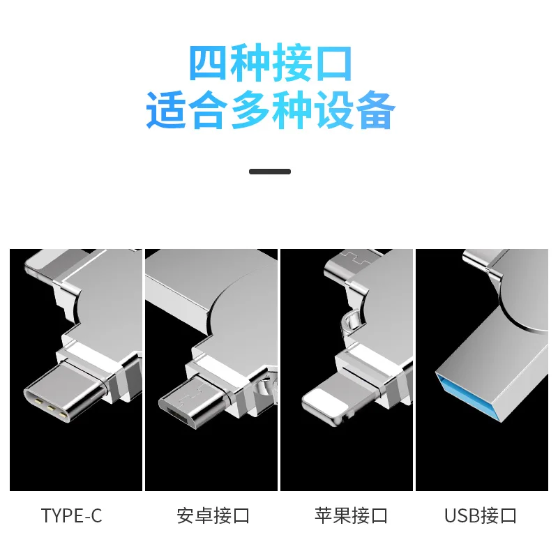 Custom LOGO 128GB 64GB 32GB 16GB USB 3.0 Flash Drive Memory Stick Type C OTG Thumb Storage For iPhone Android PC images - 6
