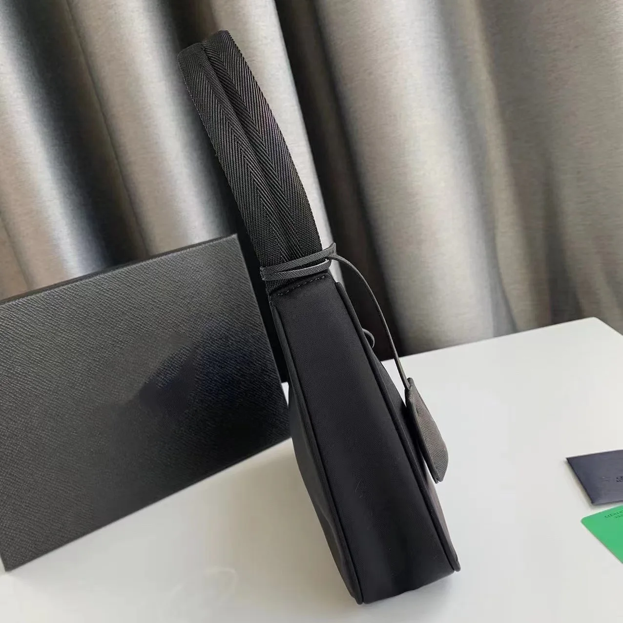 23 New Women's Hand Carrying Stick Bag Casual Nylon Underarm Bag Crescent Stick Bag Hand Improving Quality Women's Bag