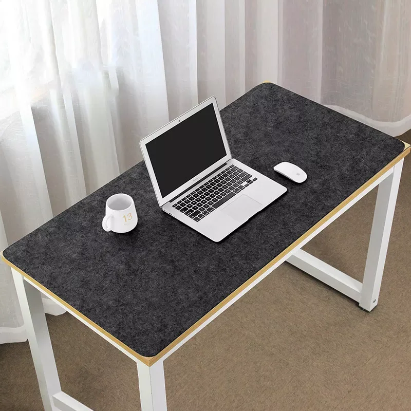 

Computer Desk Mat Large 80x40/120x60cm Table Keyboard Mouse Pad Wool Felt Laptop Mats Cushion Desk Pad Gamer Mousepad XXL