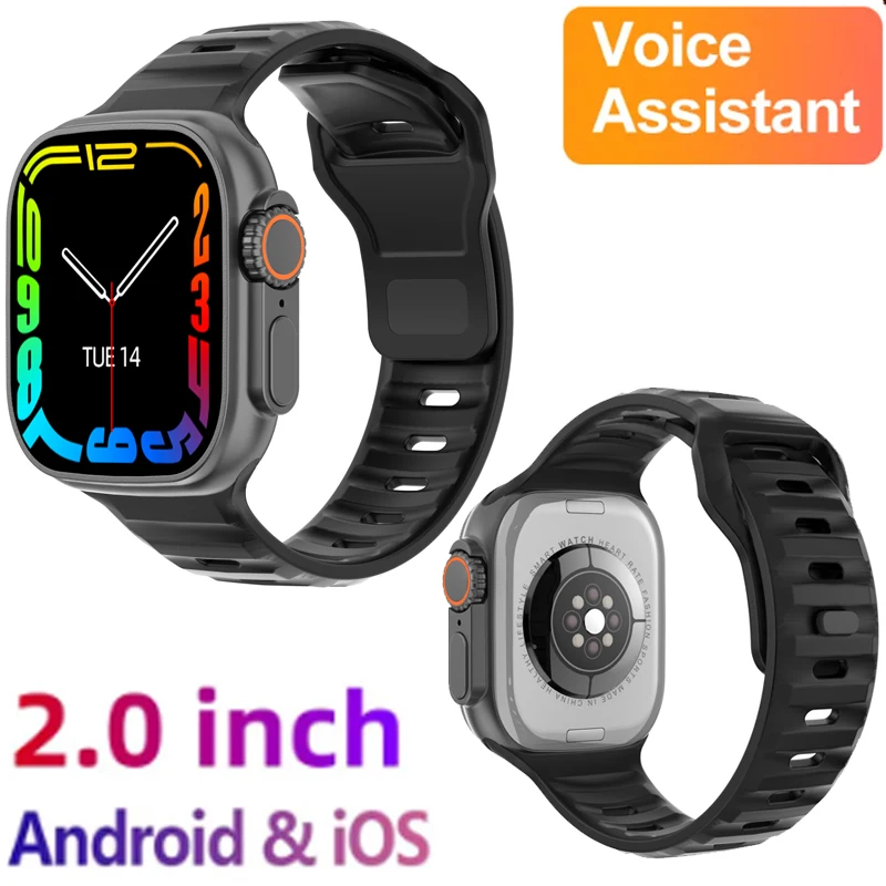 

Men's Smart Watch Compass GPS Movement Track NFC Weather AI Voice Assistant Sports for Samsung Galaxy S23 Ultra S22 Plus S20 S21