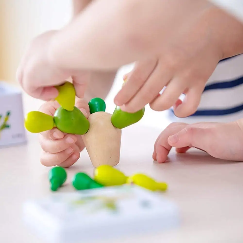 

Natural Simulation Tree Wooden Toys For Children Balance Ability Game Educational Toy Baby Room Decoration Desktop Furnishings