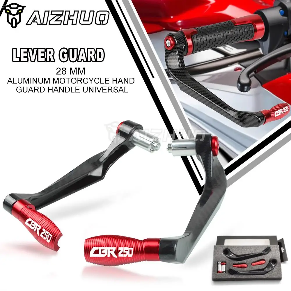 

7/8" 22mm Motorcycle Lever Guard For Honda CBR250 CBR 250 1988-1994 1993 Universal Handlebar Grips Brake Clutch Levers Protector