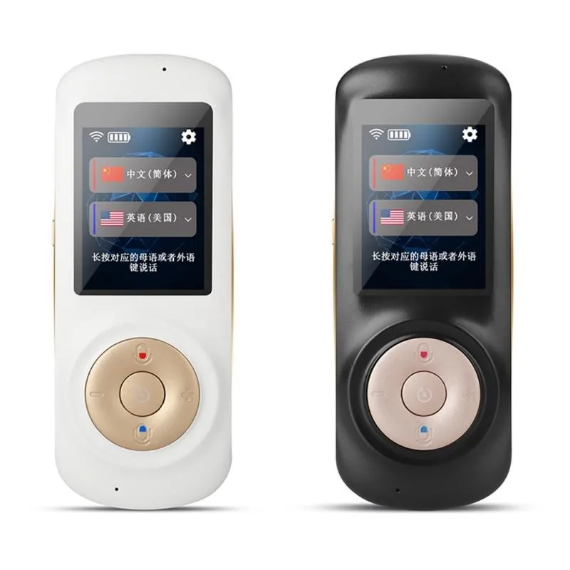 

Natychmiastowy tłumacz języka głosowego urządzenia, inteligentne dwa sposób WiFi 2.4cal ekran dotykowy tłumaczenie do nauki