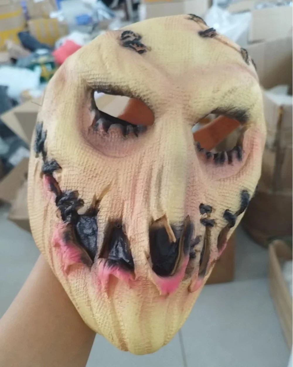 Маска тыквенного монстра для взрослых полнолицевой головной убор новинка