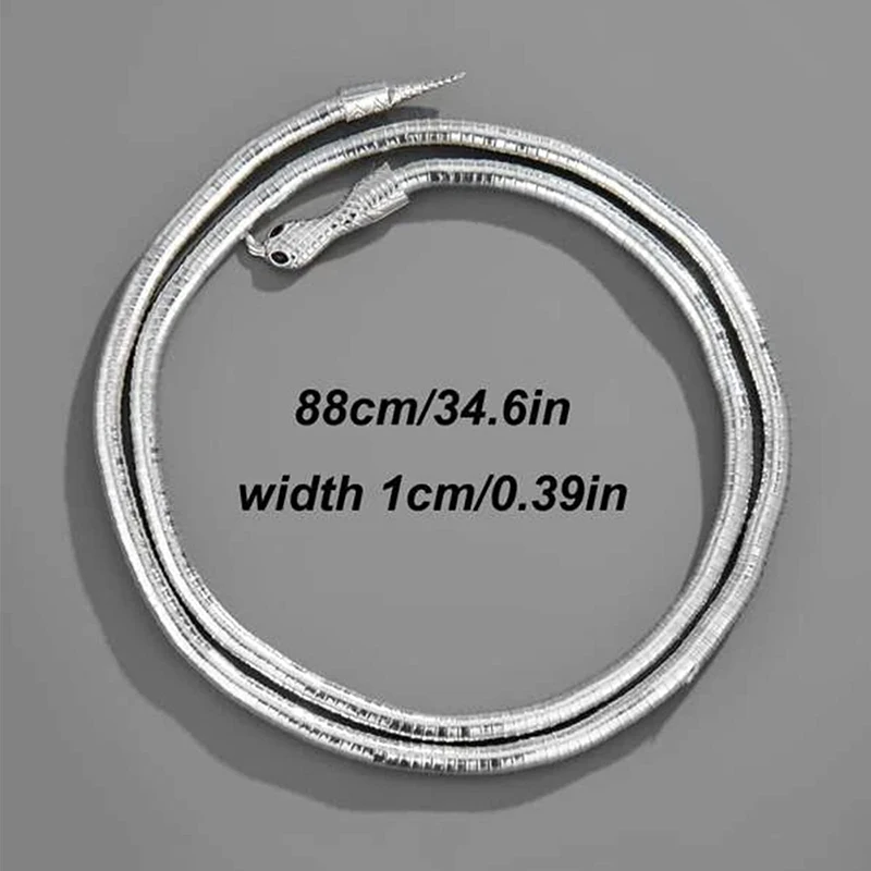 Популярный браслет в стиле панк ретро клубный Змеиный Спиральный Браслет