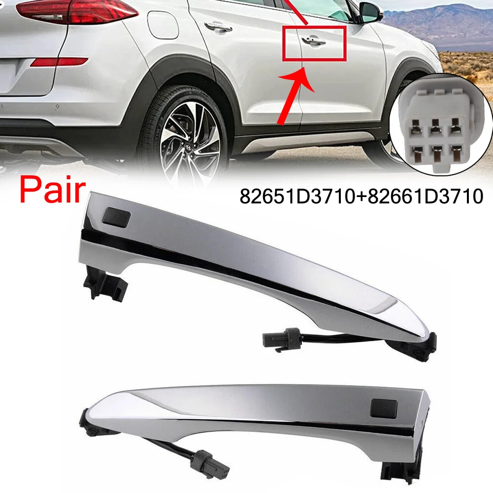

1 пара наружных ручек левой и правой передней двери для Hyundai Tucson 2016-2021 LH + RH для Trims с умным ключом
