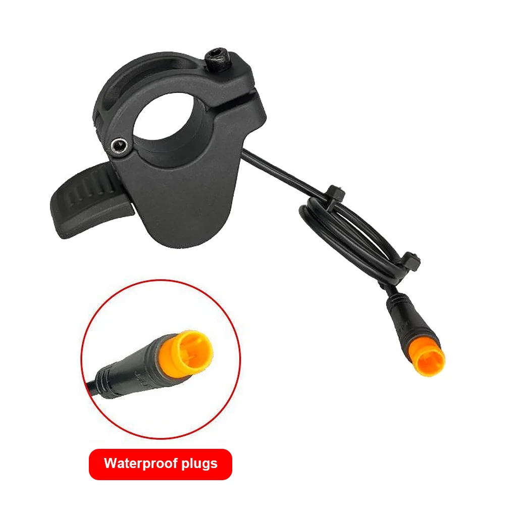 

Plastic Electric Bicycle Throttle Portable Detachable Left Right Waterproof Connector 70 Degree Accelerator Scooter Parts