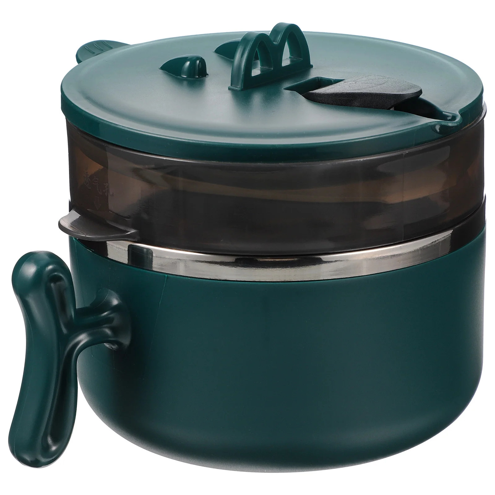 

Airtight Instant Noodle Bowl Metal Lunchbox Pasta Serving Bowl Household Rice Bowls Stainless Steel Fruits Bowls Student