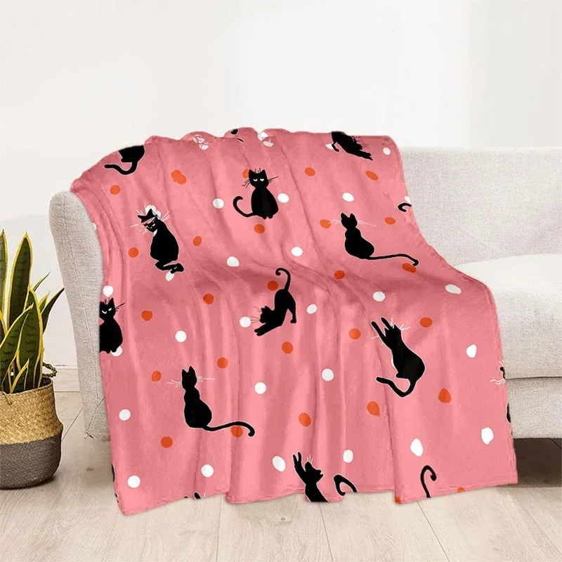 Selimut EL motif kartun kucing HD s мобильный Байи перепулька Танак Лаки-лаки Кантор диваны