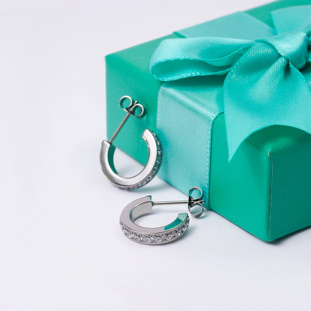 Серьги-гвоздики из титана G23 Titanium ASTM F136 украшения для женщин Козелок 1 пара