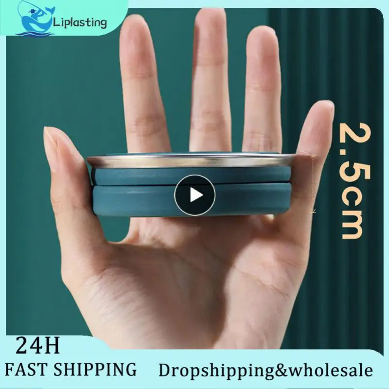 

Heat Resistant Water Bottle Telescopic Silicone Water Bottle Expandable Portable For Hot Water Foldable Mug With Lid Drinkware