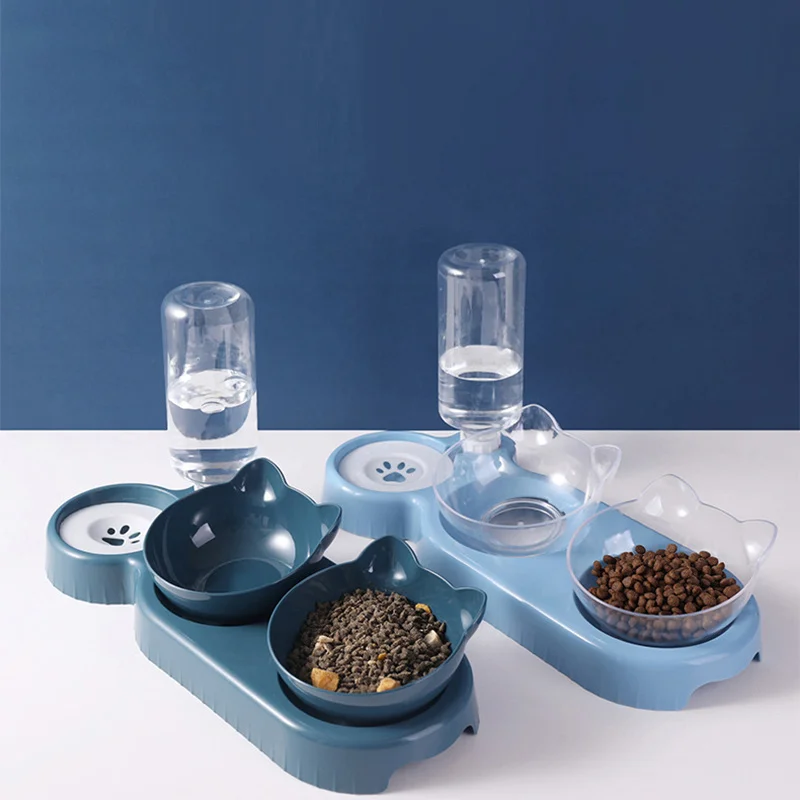

And Dog Bowl Pet Dog Water Cat Dispenser Bowl Pet Feeding Supplies Plastic Feeding Automatic Feeders Drinking Bottle Water