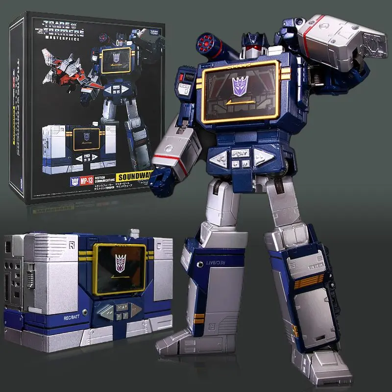 

Takara Tomy Transformers Robots Ko Mp13 Mp-13 Soundwave Deformation Action Figure Toy Collectible Model Toy Gift