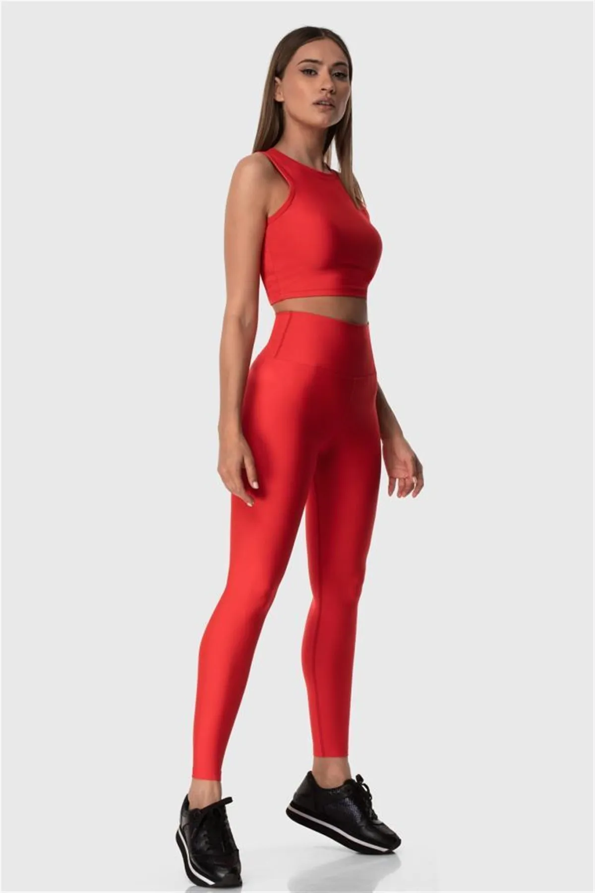 Superstacy High Waist Grenadine Flower Sports Leggings