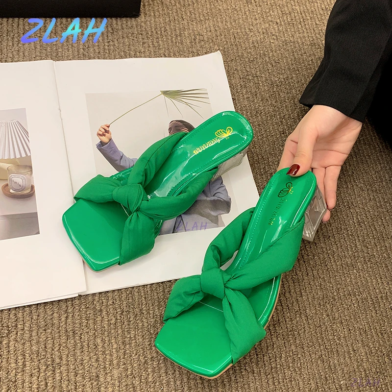 

Women's Slippers Zlah Fashion Open Toe Women's Slippers Casual Women's Cutout Heel Sandals Summer Women's Shoes