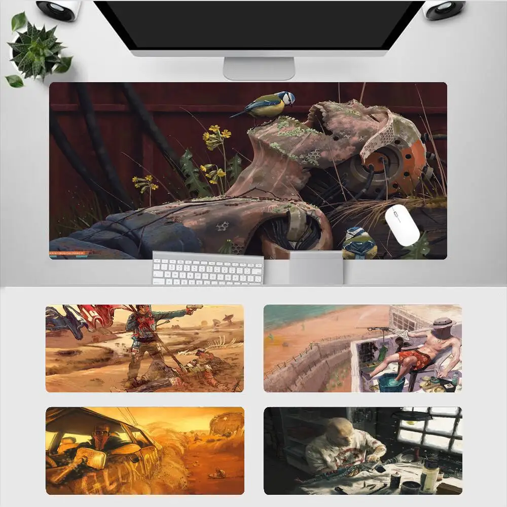 

Rust Mouse Mat Desk Pad Kawaii Keyboard Office Gaming Accessories Laptop Notebook Pc 800x300 Xxl 900X400 Mousepad Mats Gamer