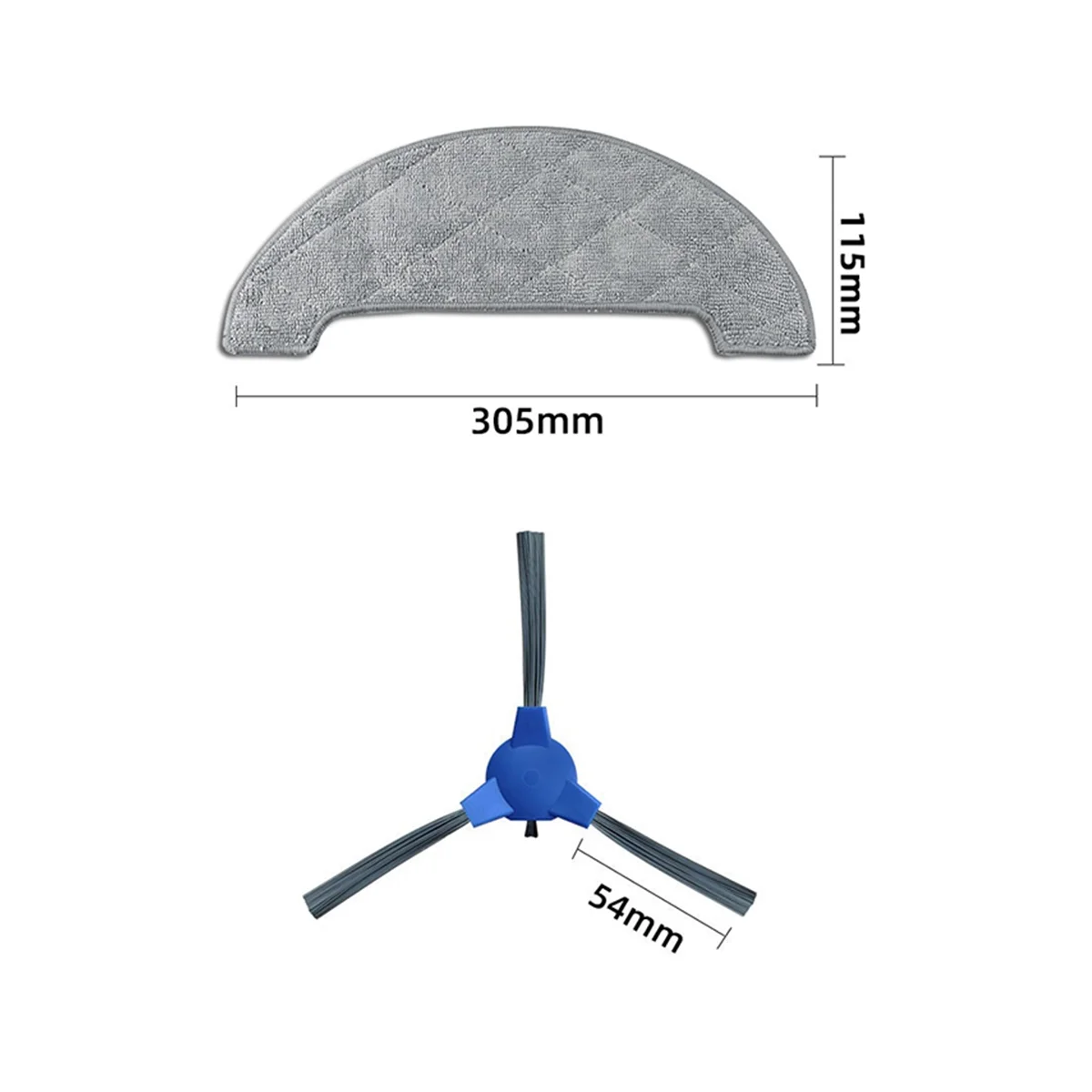 Запасная часть пылесоса для робота G9070 основная щетка боковая фильтр Hepa накладка