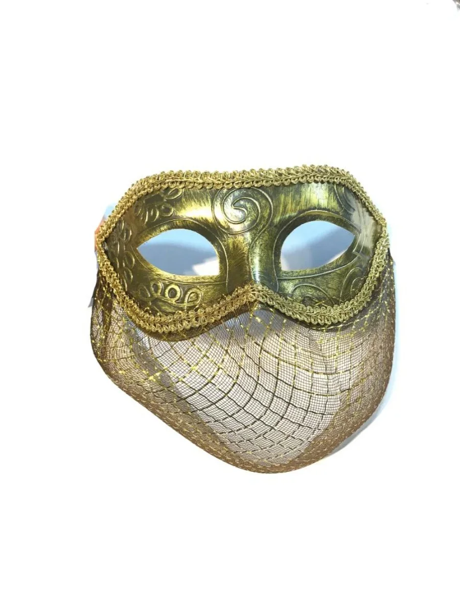 Маска Женская Ретро Мужская маска с шариком ранро Хэллоуин панк пара