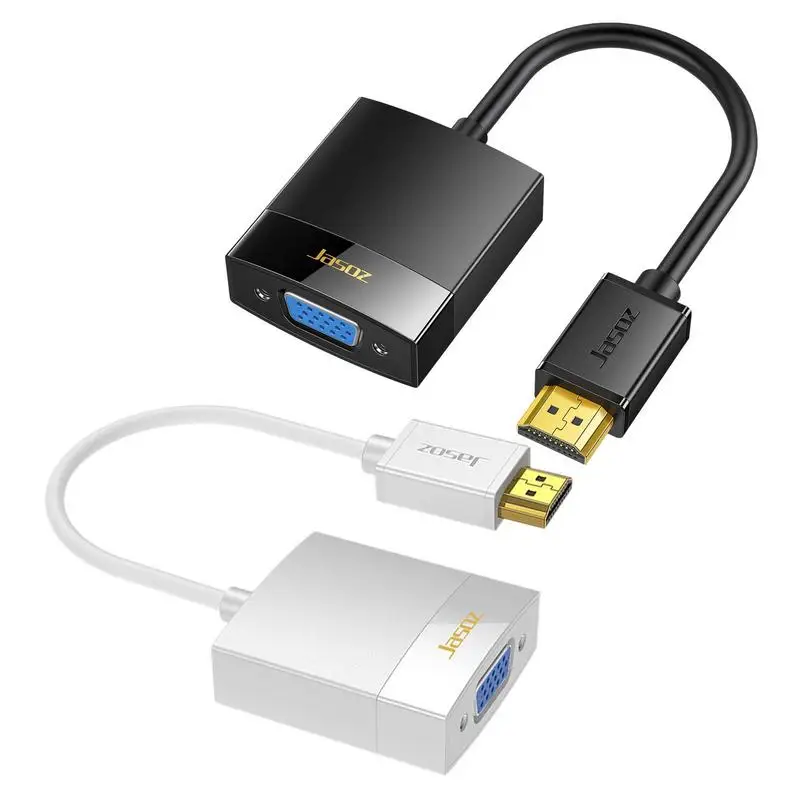 

VGA Connector Cable Delicate Image Stable Signal Converter Copper Core VGA To 1080P Signal Converter Less Interference
