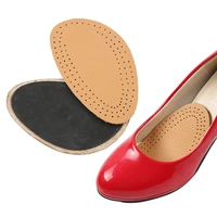 leather insoles for shoes for women high heels sandals insert arch support sandals foot pads half yard pad massage foot care