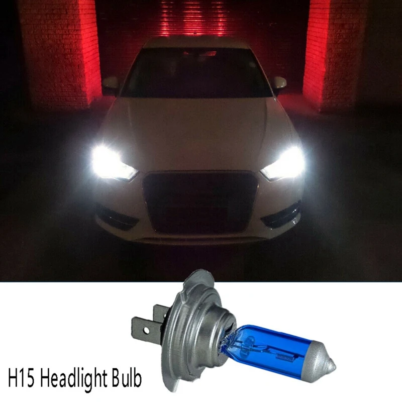 

1 пара, ксеноновые лампы для автомобильных фар H15, 6000 К, 55/100 Вт