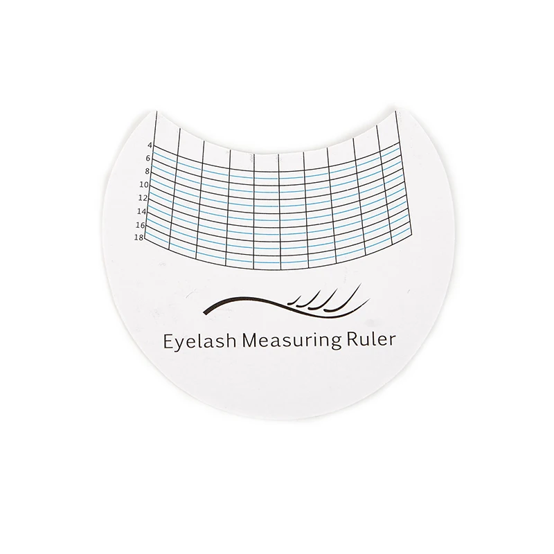 

5/10PCS Length And Curling Degree Ruler Portable And Easy Use Eye Lash Tools Eyebrow Stencils Ruler For Measure Eyelashes