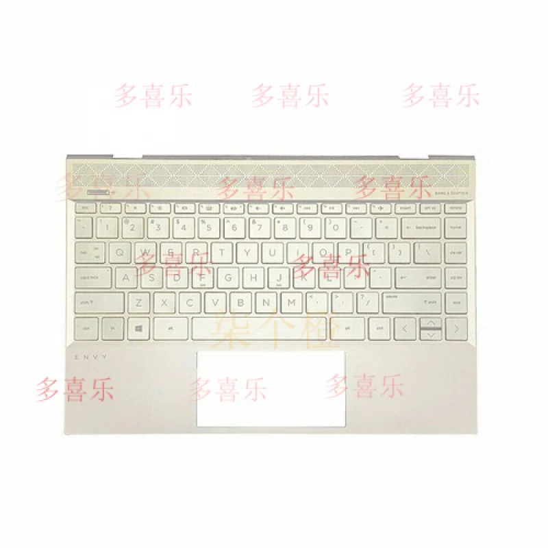 Фото ZZMM для HP ENVY 13-AH 13-AH0006TU TPN-W136 C Корпус для рук с клавиатурой серебристый/золотой №2