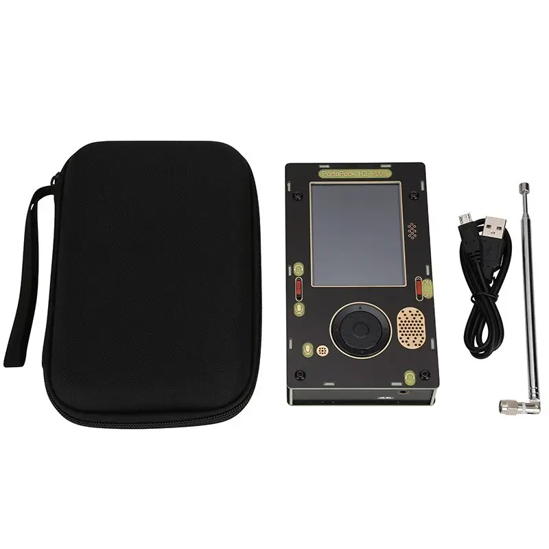 

New PortaPack H2 Plus Mayhem 3.2 inch Touch LCD + HackRF One + Antenna + Case + Bag Kit SDR Software Defined Radio 1MHz-6GHz