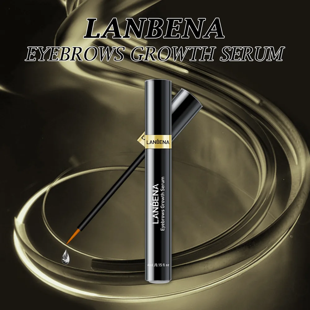 Средство для увеличения роста бровей LANBENA сыворотка объема и ресниц инструменты |