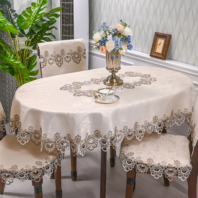 Tablecloth Table Lace Art Dust Cover Chair Cover