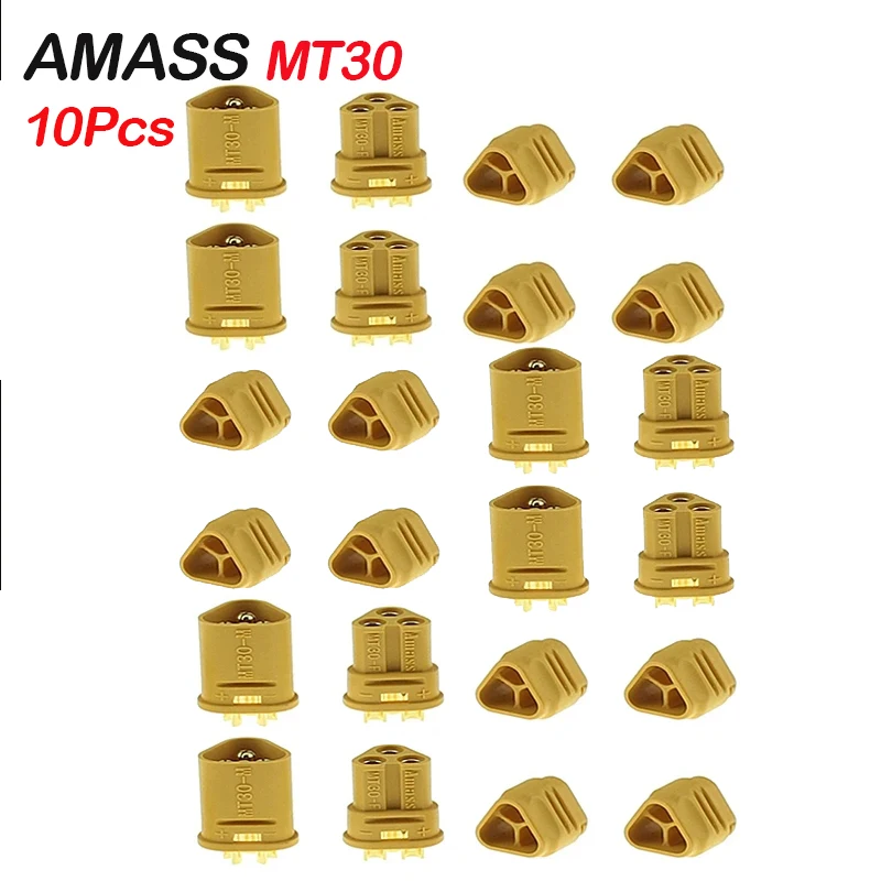 

10 шт./5 пар, 3-контактный разъем AMASS MT30, 2 мм