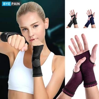 1pcs wrist compression sleeves for carpal tunnel pain relief treatment support breathable sweat absorbing brace for women men