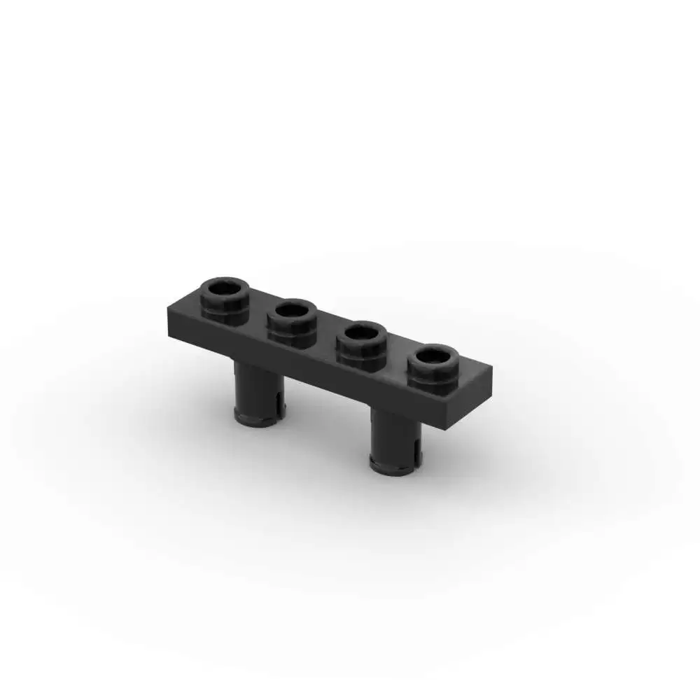 Фото Конструктор MOC 10 шт. 68382, модифицированный, 1x4 с штифтами снизу, детали для сборки домов, кирпичики, детские игрушки для творчества, подарки на день рождения №3