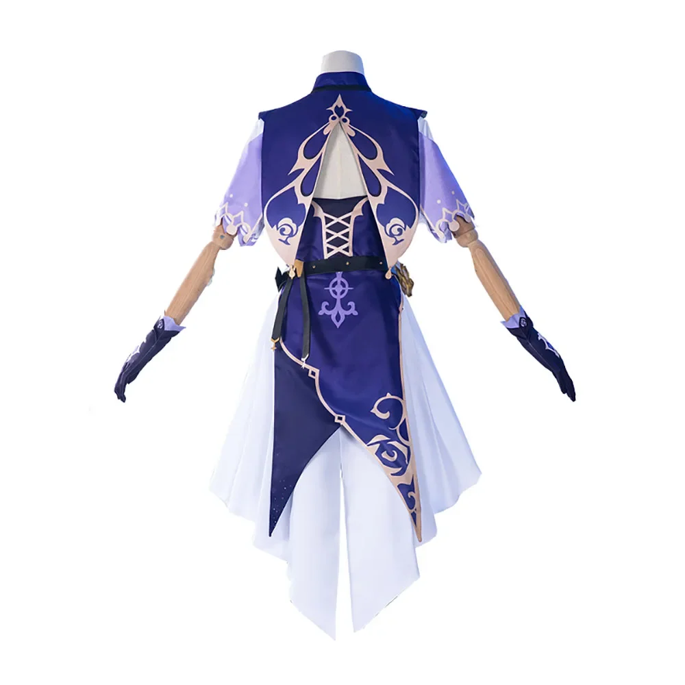 Игры Genshin Impact Mondstadt Lisa Outfit Аниме Настроить костюмы для косплея на Хэллоуин