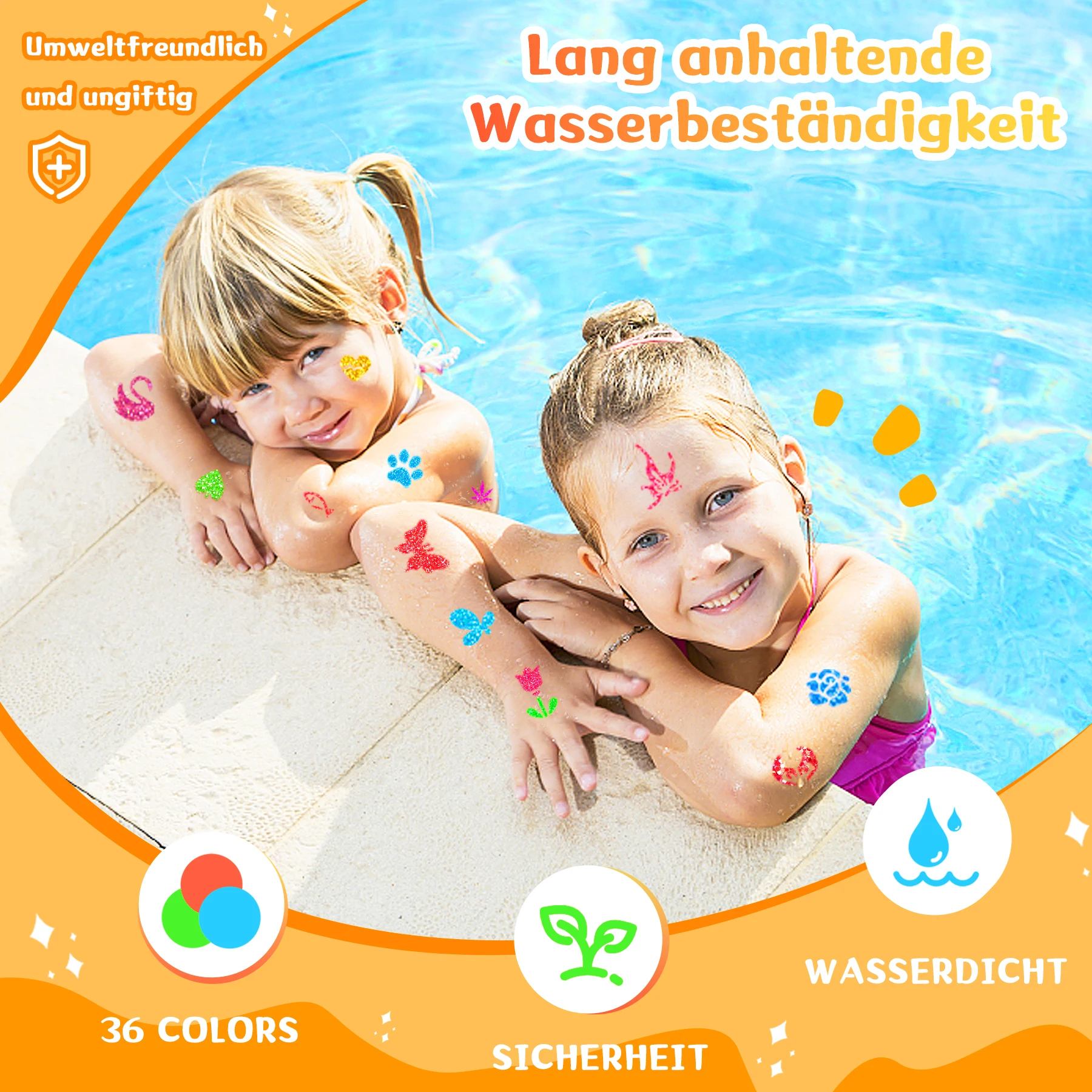 Рисунок 5 - Набор для макияжа с тату-бабочкой и цветами