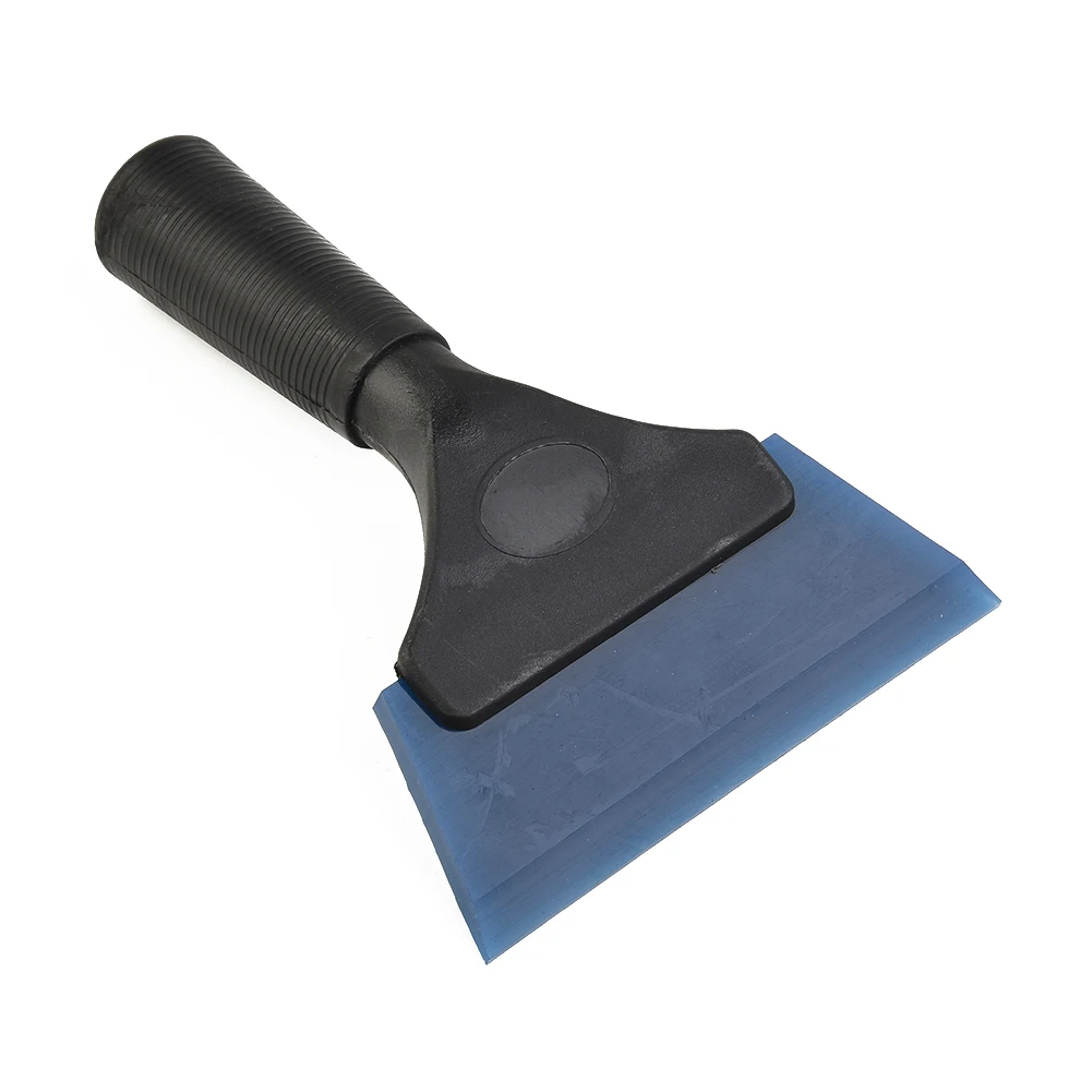 

1pc Blue Car Sticking Tool Black Rubber Handle Tendon Wiper Soft Rubber Scraper Plastic Handle + Beef Tendon Film High Quality