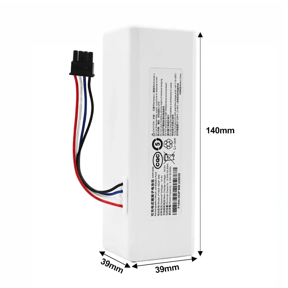 Новый аккумулятор 14 4 В 12800 мАч P1904-4S2P-MM для Xiaomi Mijia 1C STYTJ01ZHM робот-пылесос швабра