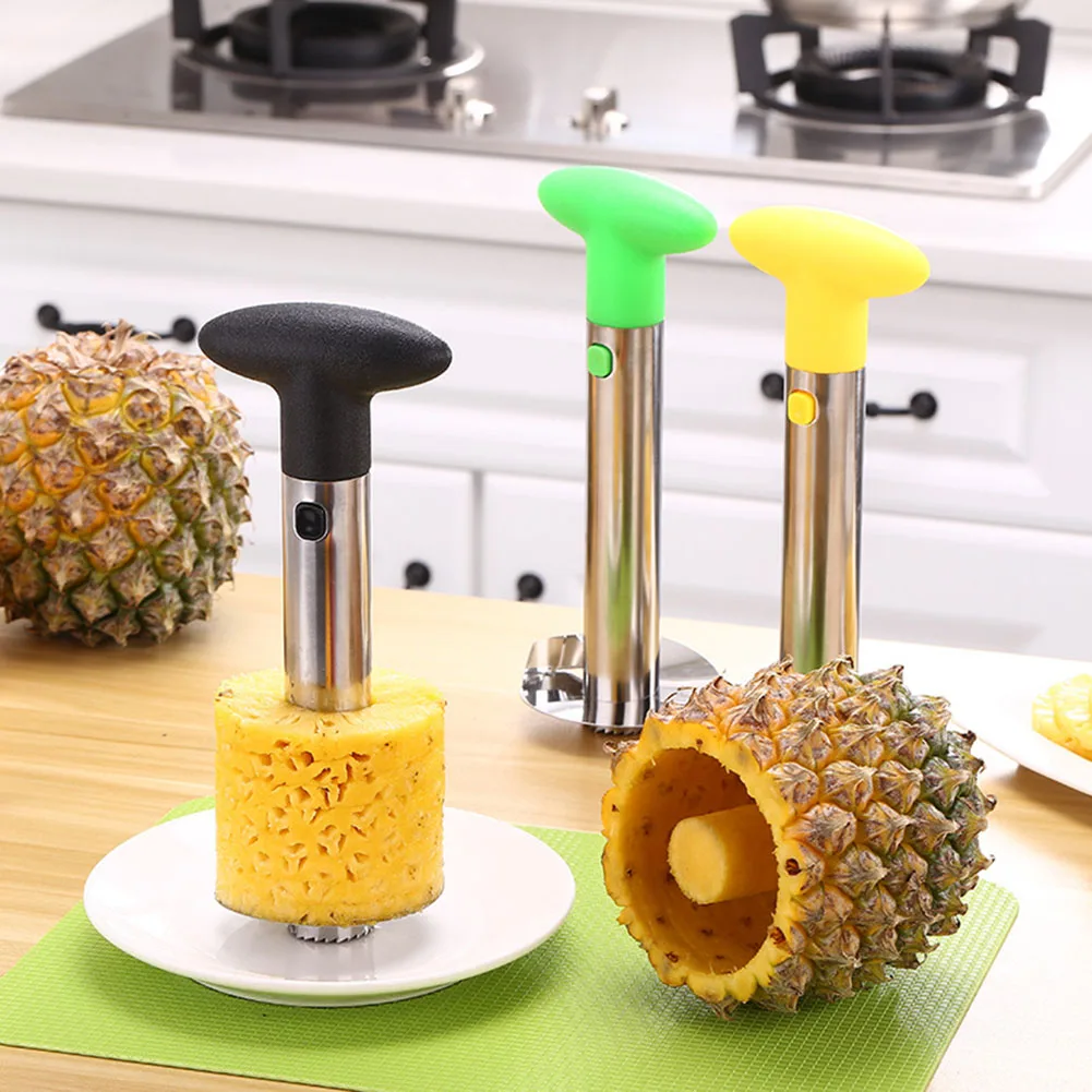 

Pineapple Slicer Peeler Stainless Steel Pineapple Corer Pineapple Cutter Fruit Slicing Easy Core Removal Kitchen Fruit Tool New