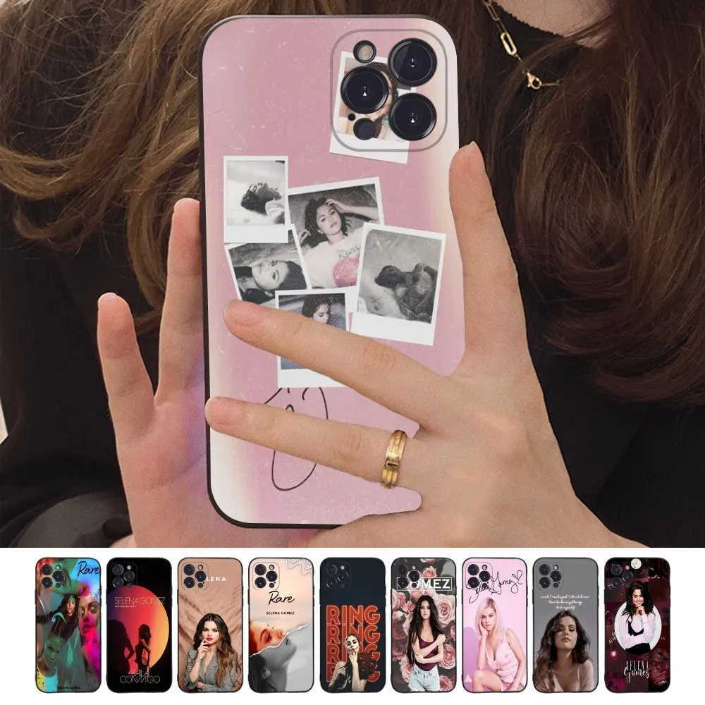 Чехол для телефона S-Selena G-Gomez Singer мягкий силиконовый чехол iphone 16 15 14 13 12 11 Pro Mini XS MAX