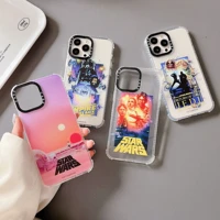 fashion brand star wars clear soft phone cases for iphone 13 12 11 pro max xr xs max x 78plus anti drop soft tpu cover couple