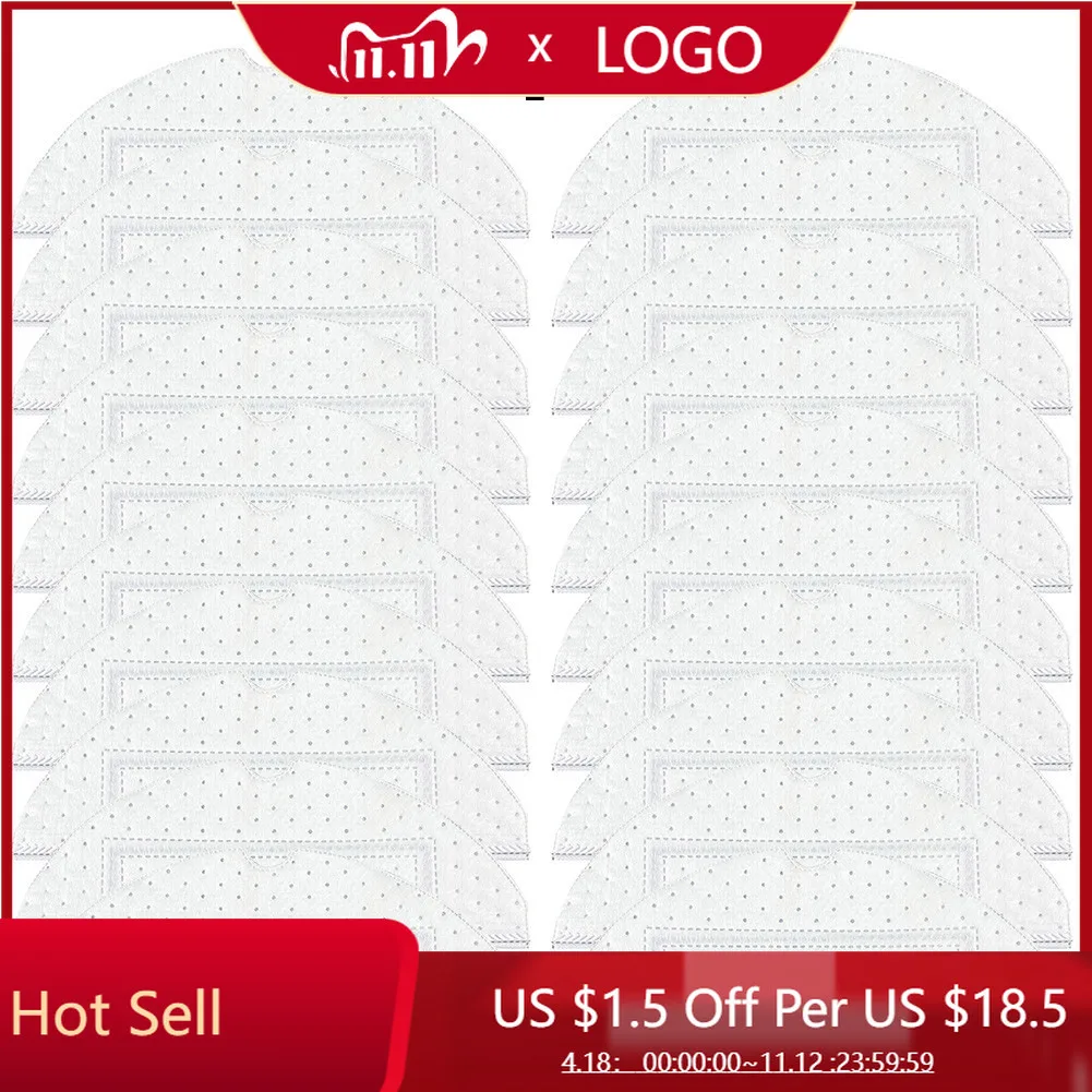 

Disposable Mop Rag Vibration Wet Dry Mop For Roborock S7 Robot Vacuum Cleaner Household Cleaning Vacuum Parts & Accessories