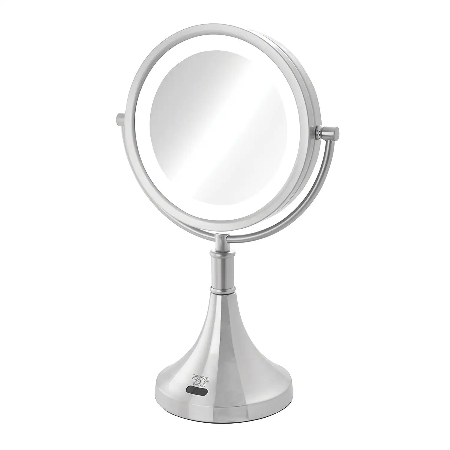 

LED Lighted Table Mirror with Sensor, Nickel JRT8500NL