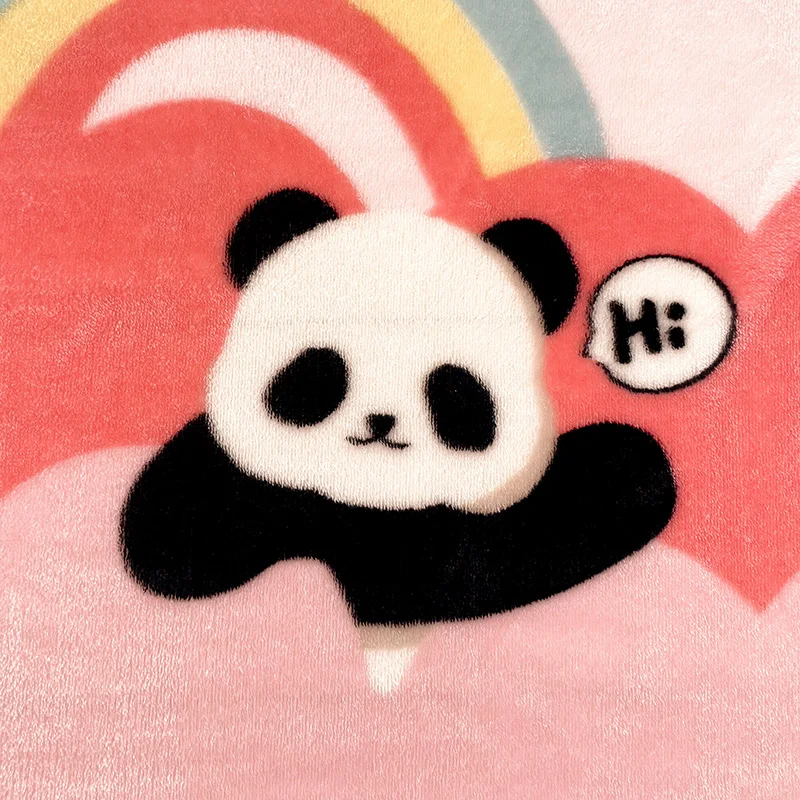 Бархатное постельное белье Bonenjoy симпатичная панда простыня для зимы